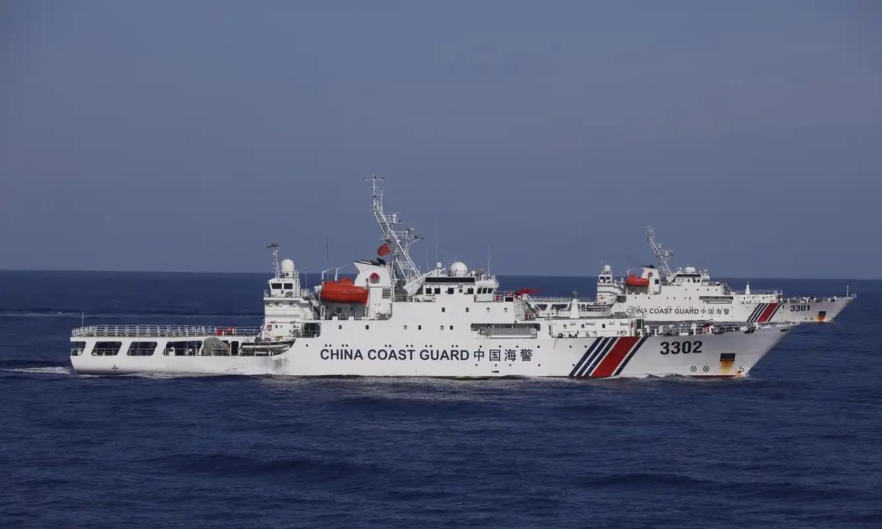 美智库这次是真急了。他们发现，从 6 月 1 日起，中国海警分三批在台东海域搞起