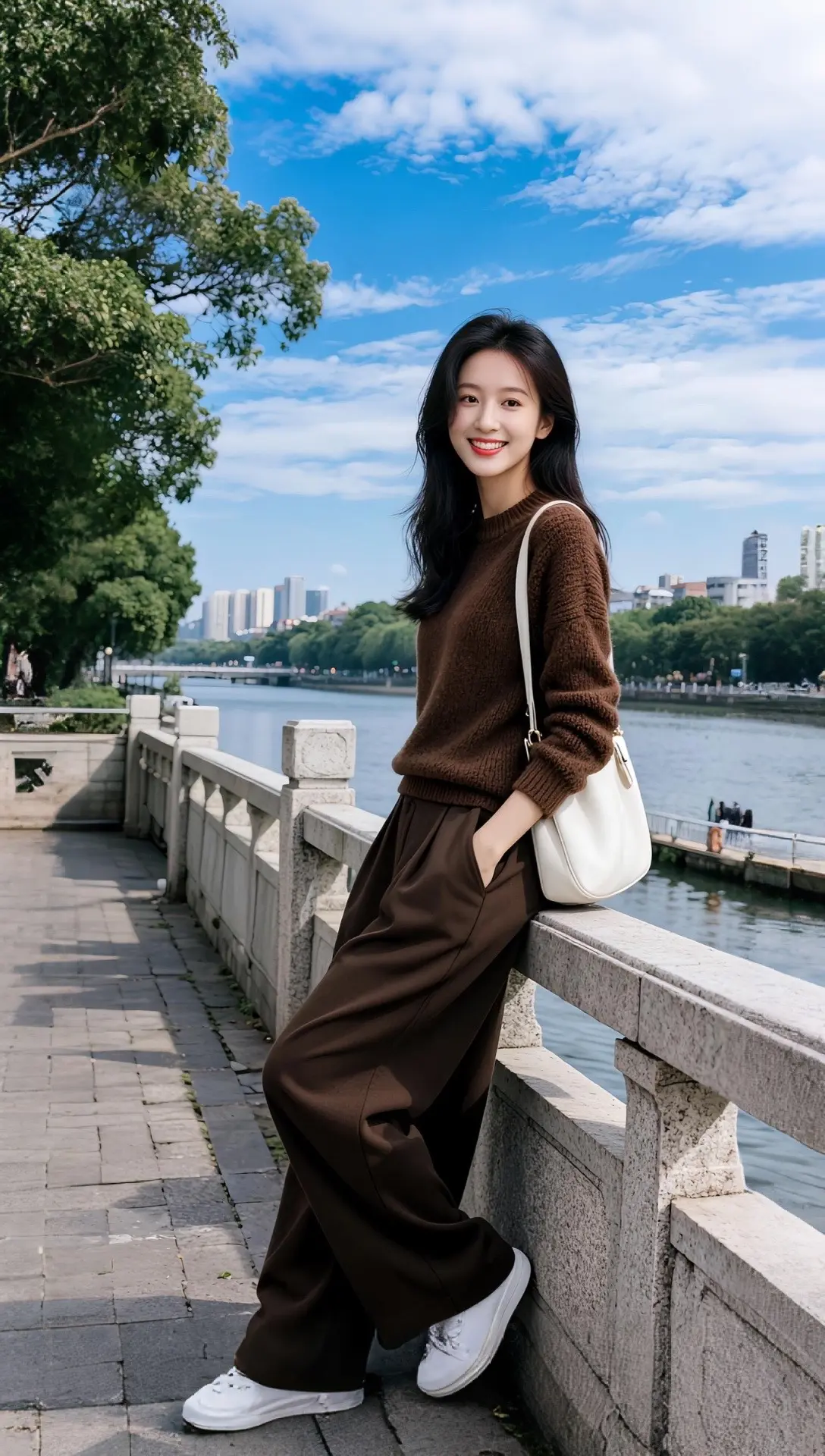 AI湖畔生活照 随变ai随便玩