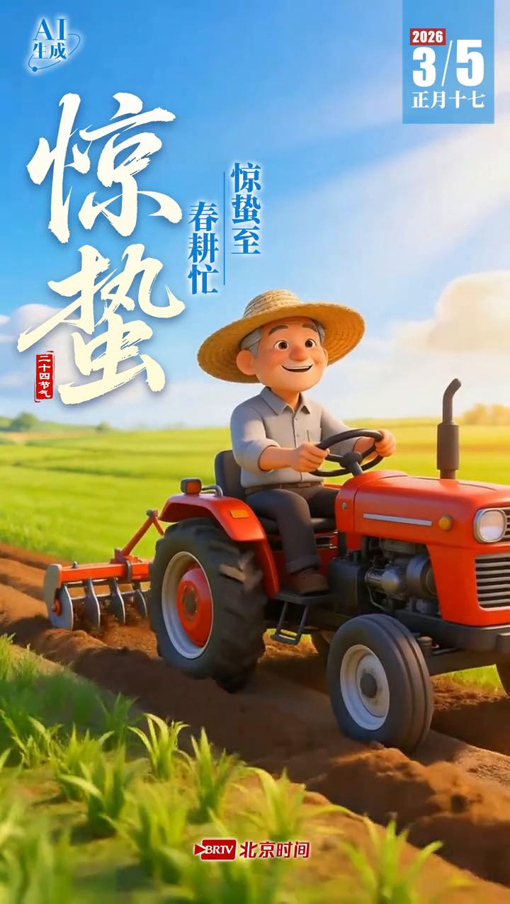 今天是惊蛰，春雷响，万物涨，融融春意里，春耕的序曲已然奏响。气温回升，雨水渐多，