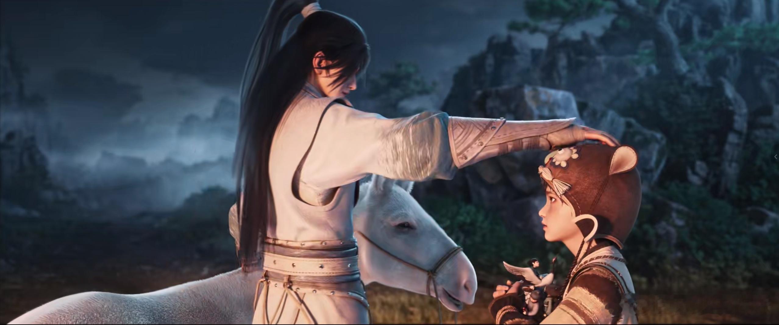 剑来 被《剑来2》第九集的画面美到失语，剑气水墨风再升级，墨色的凝散晕染搭配剑气