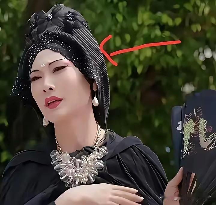 何赛飞真的不愧戏剧出身，怎么打扮都很有范儿，有一种水墨画的感觉。
何赛飞总给人很