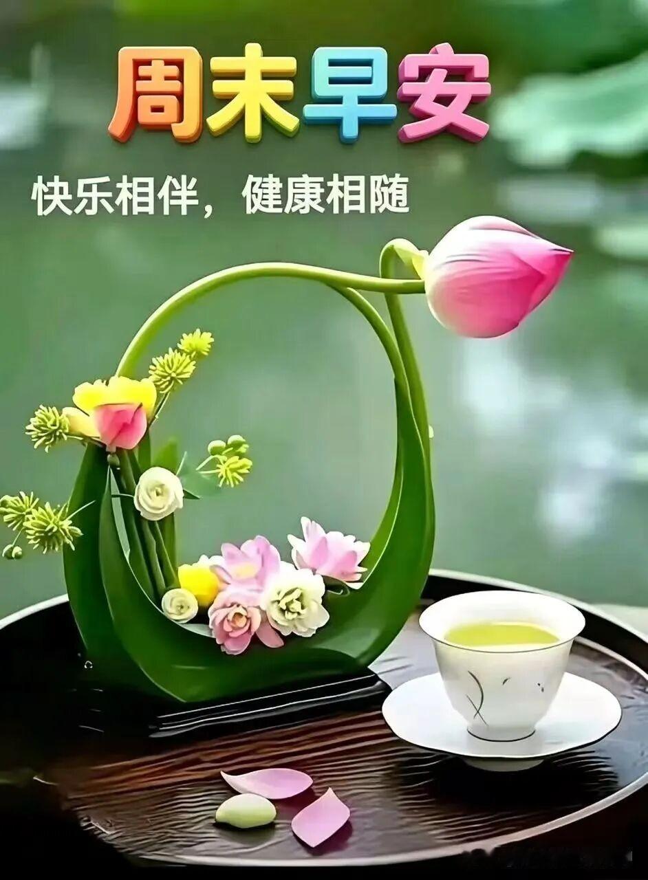 周末早安，静享花茶时光，快乐相伴，健康相随。