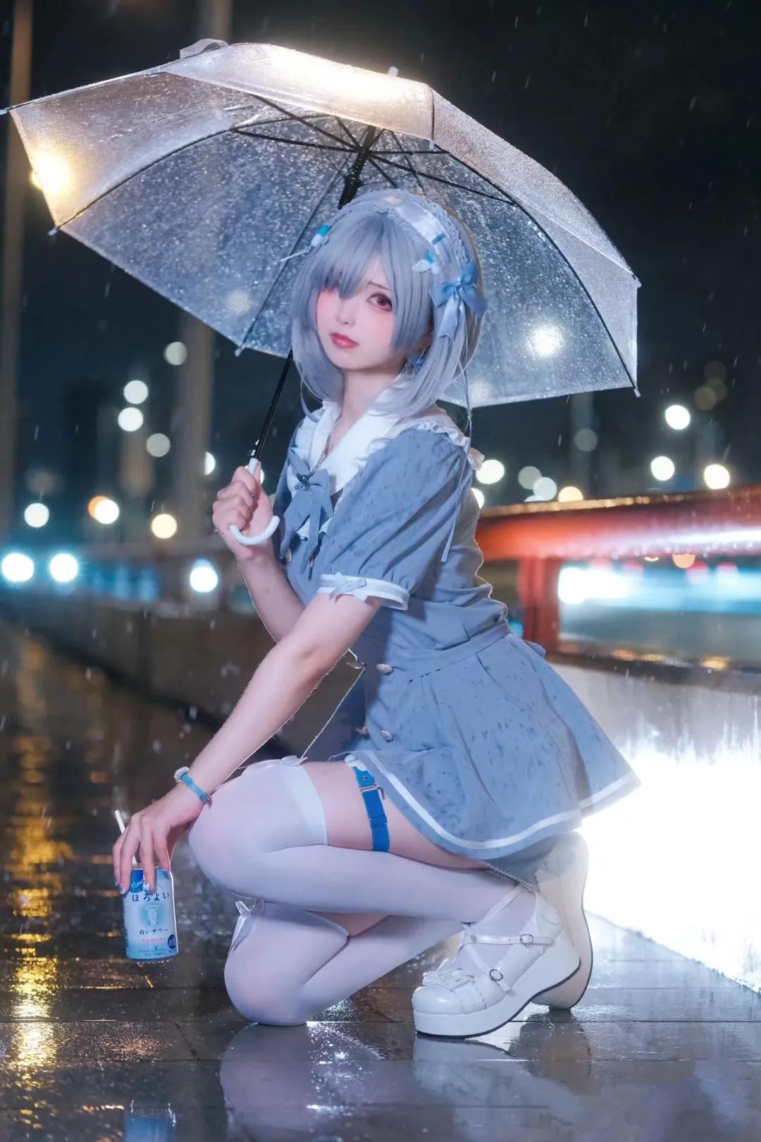 下雨天才配蕾姆的高贵! 