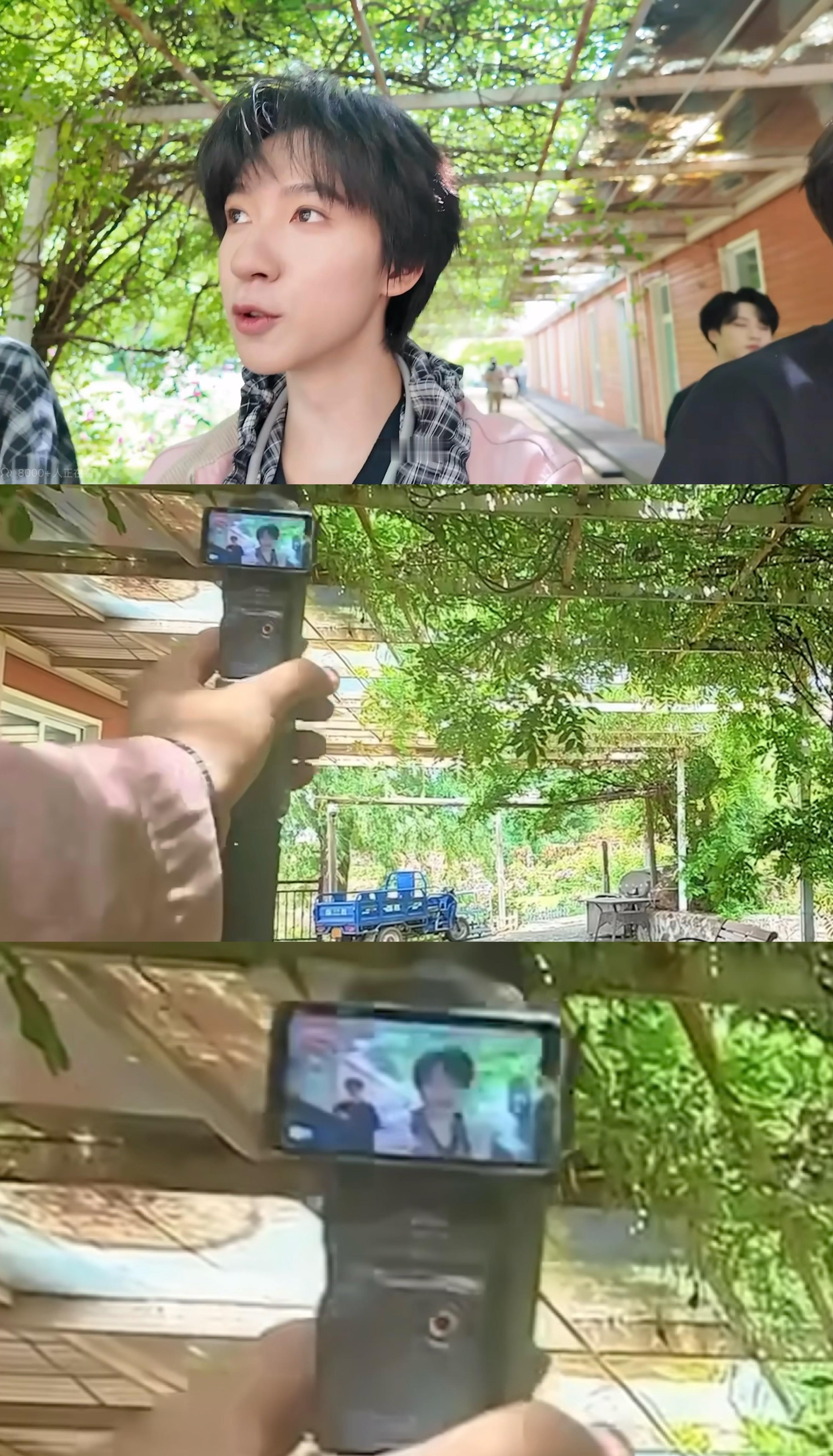 每当戏影掌镜就是即使在身后也要出现在对方的镜头中心。。 