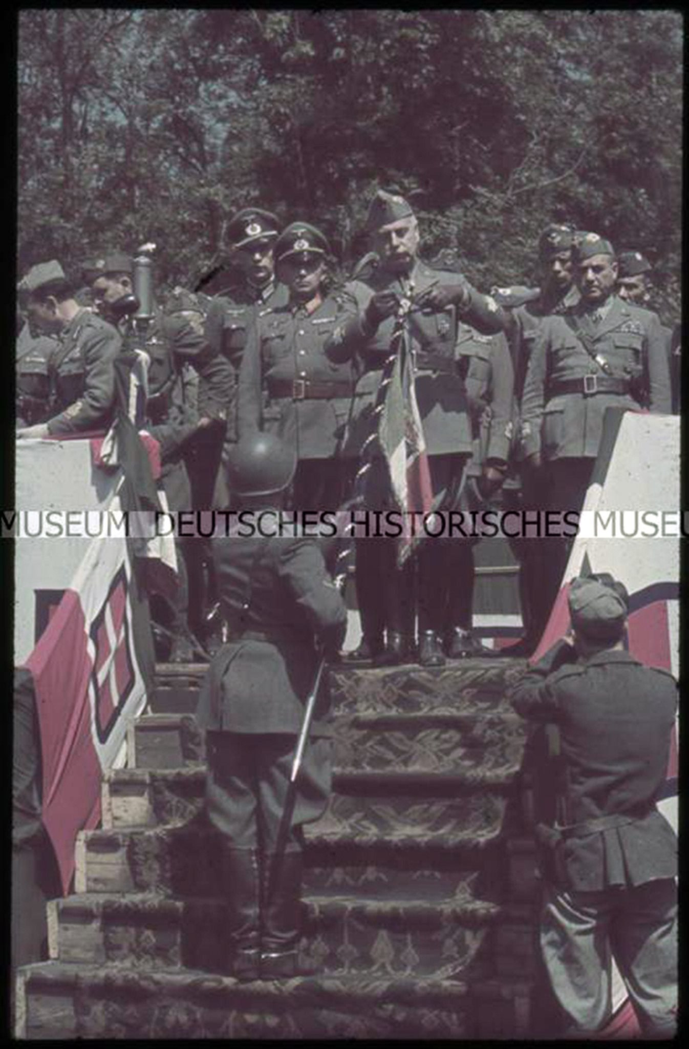 二战中。东线战场上的意大利士兵。 