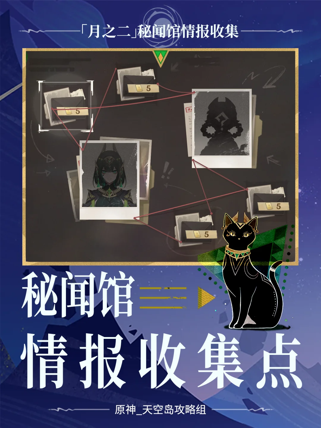 原神月之二🆕秘闻馆角色情报收集点攻略
