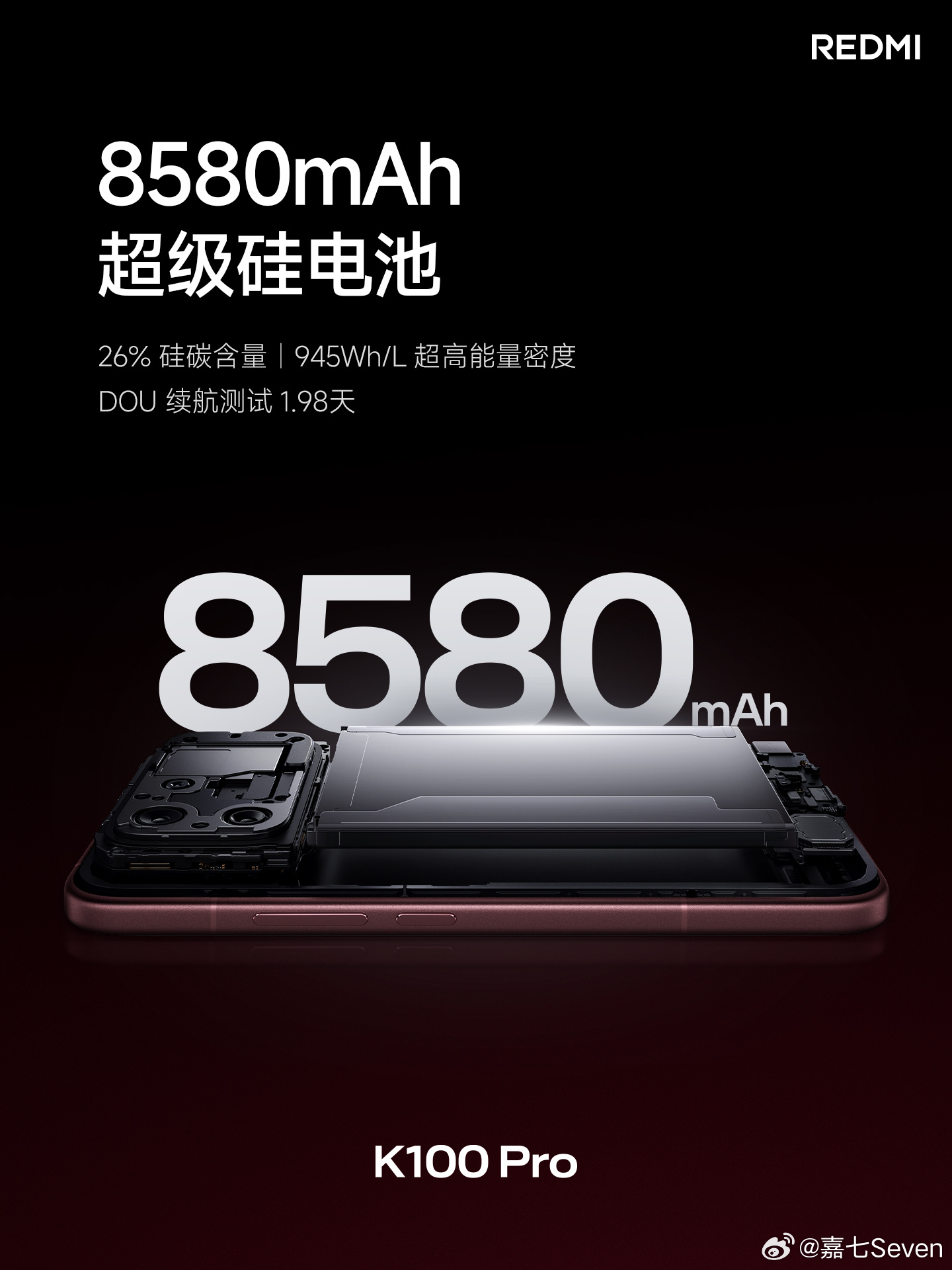 K100 Pro 续航可以啊K100REDMI