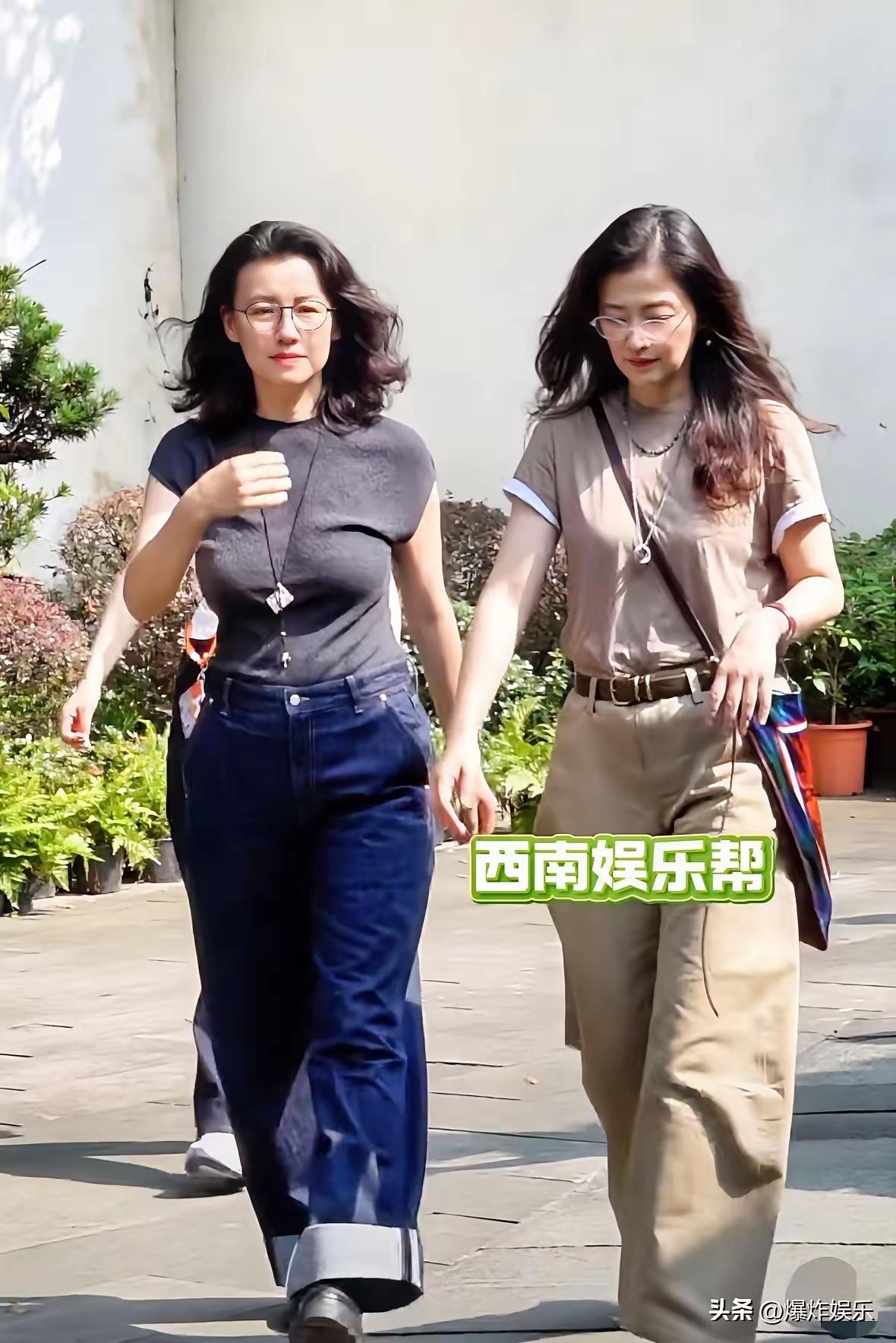 “德华”姑姑和梅婷来乌镇，好漂亮！
近日，有网友发视频，拍到演员刘琳和梅婷参加乌