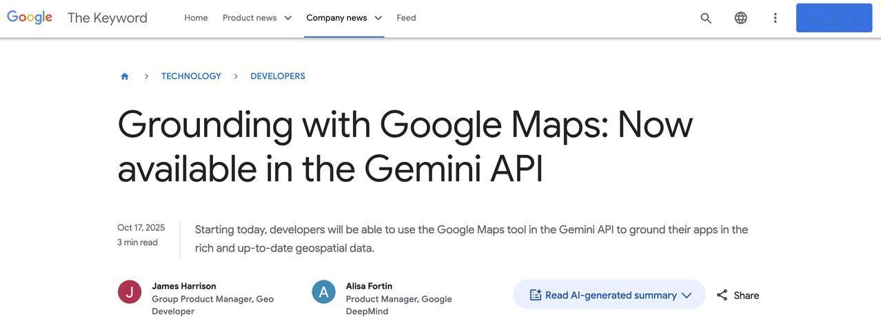 Google 将 Gemini 引入 Maps：地图正式进化为“空间智能引擎”