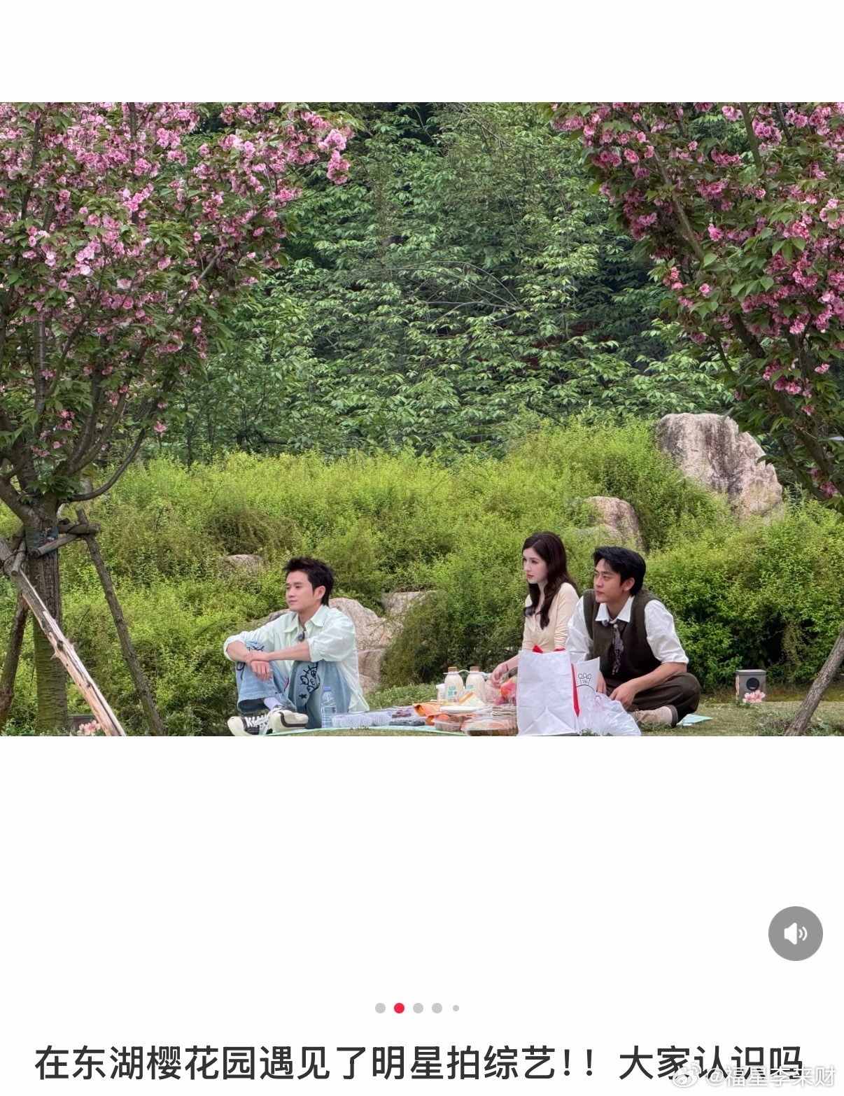 网友武汉樱园偶遇哈妮克孜哈妮克孜侧脸线条有网友在武汉东湖樱园偶遇拍综艺的哈妮克孜