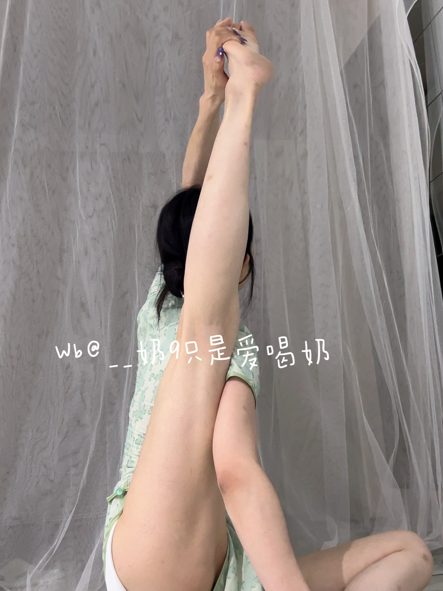 一字马可以各种花样#瑜伽# ​​​