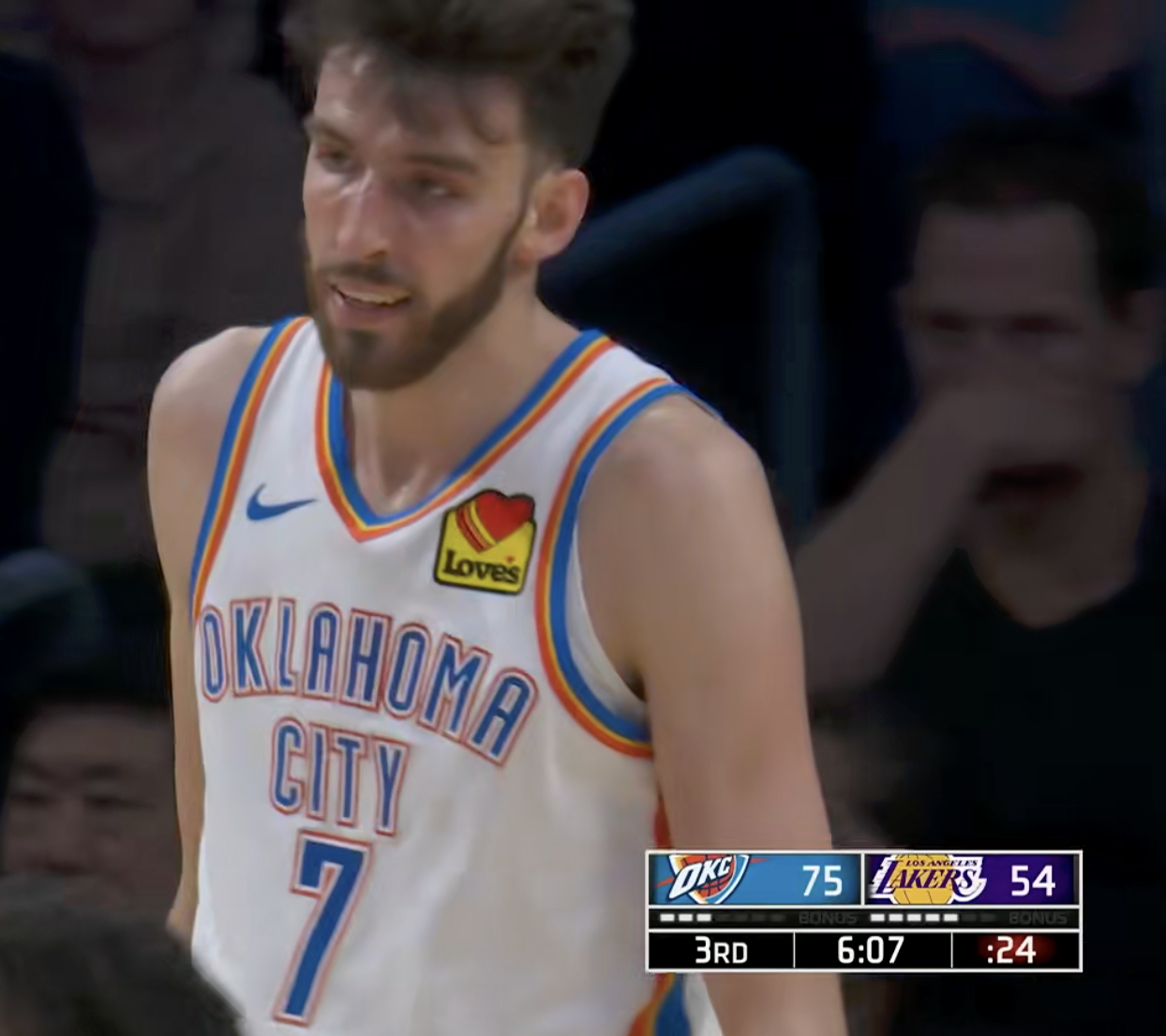 湖人正式落后20分！ 