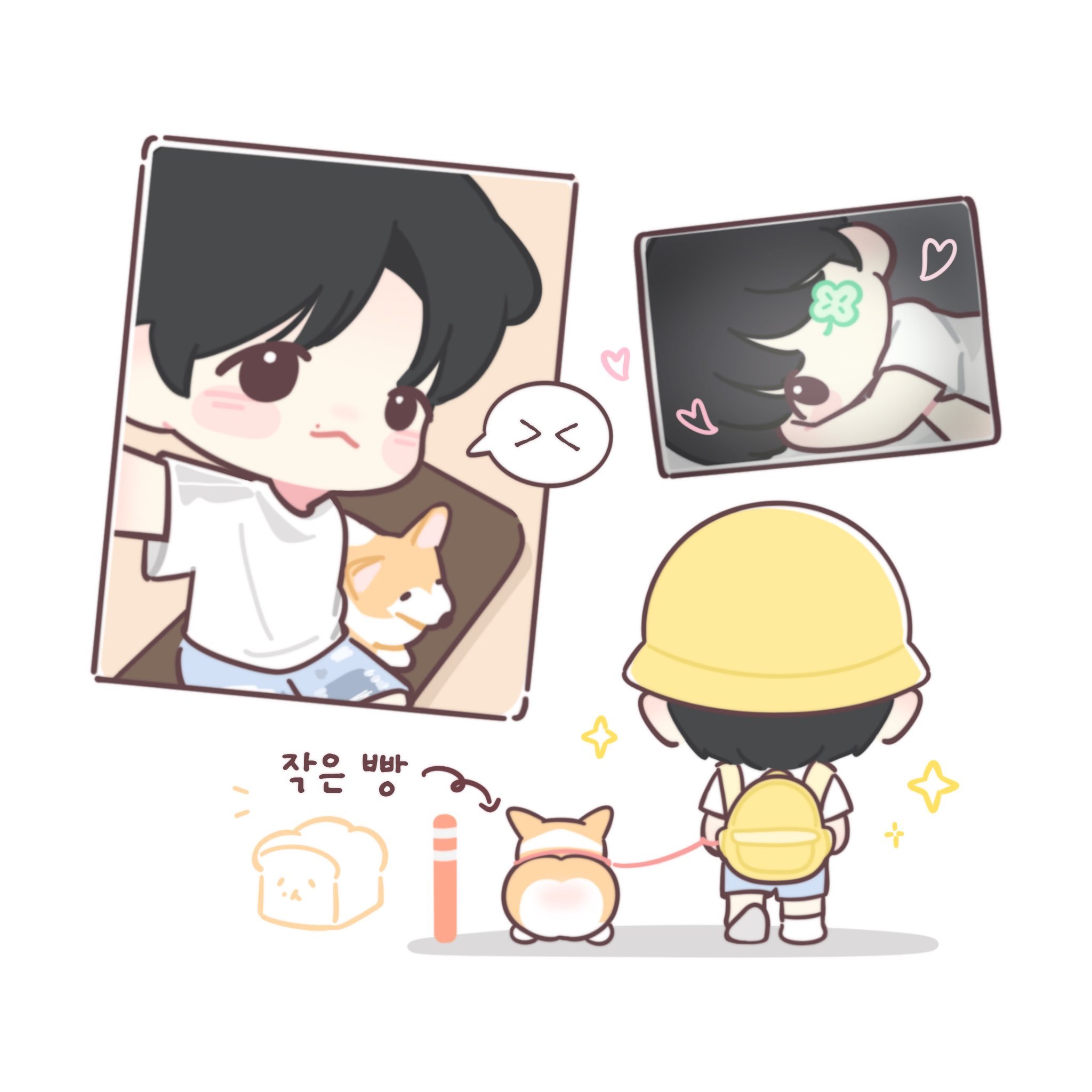 边伯贤 小朋友出去玩🐶🍀Ooyxyi 