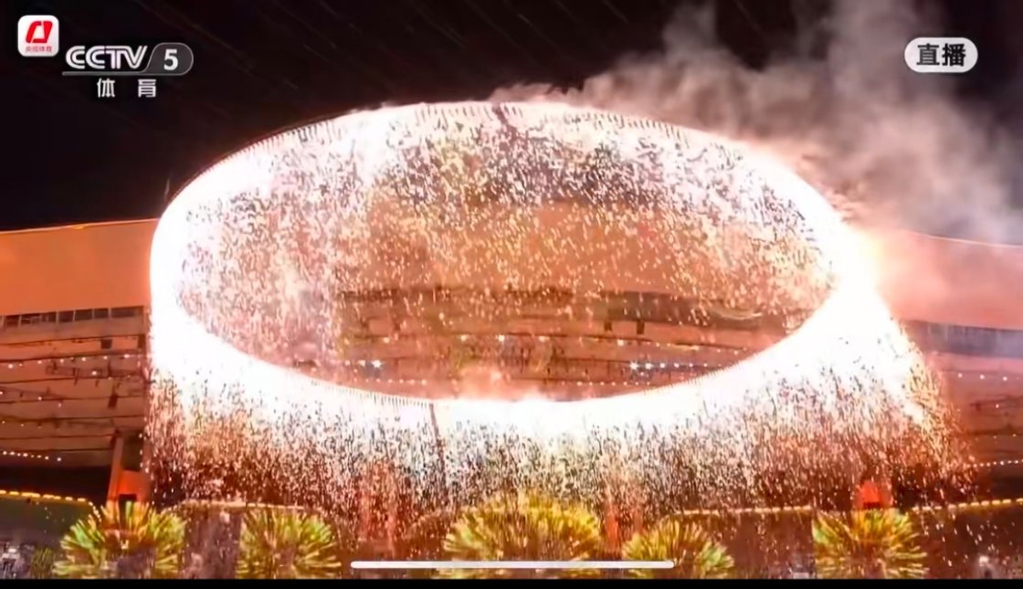 全运会烟花好漂亮啊！！！真的好看，这是定制的吧！！！ ​​​