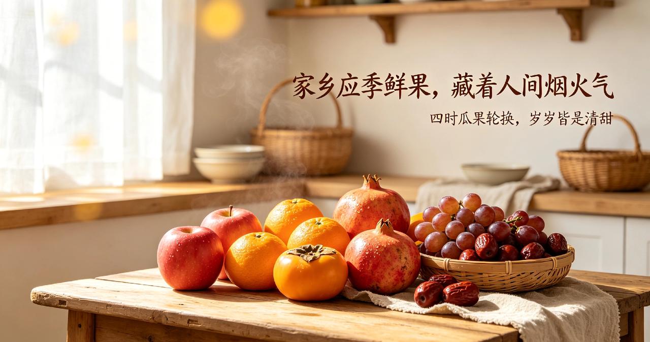 家乡应季鲜果，藏着人间烟火气。四时瓜果轮换，岁岁皆是清甜