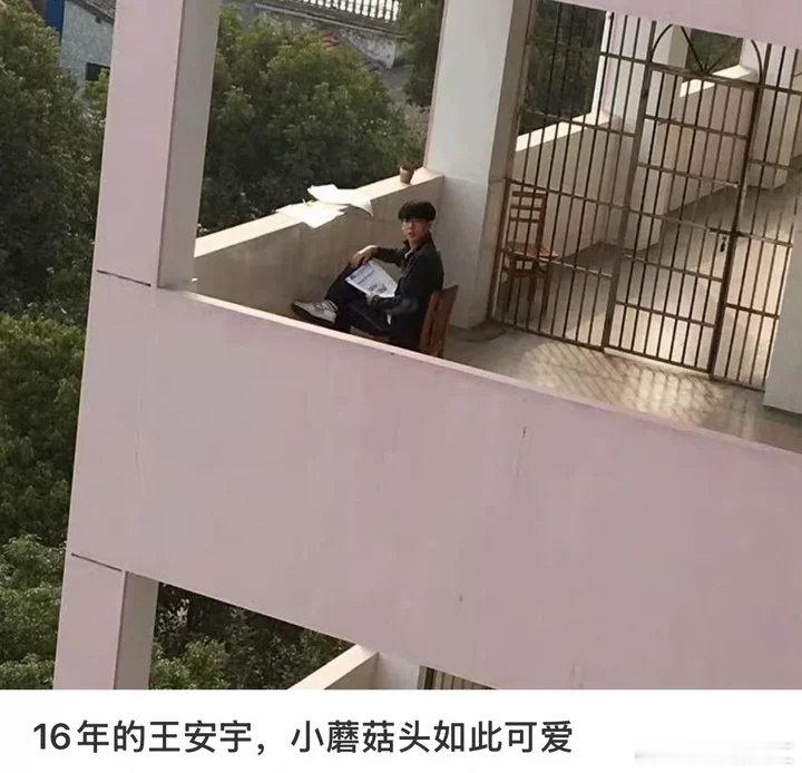 16年的王安宇王安宇蘑菇头 十年前备战高考的蘑菇头王安宇 咋这么可爱！ 