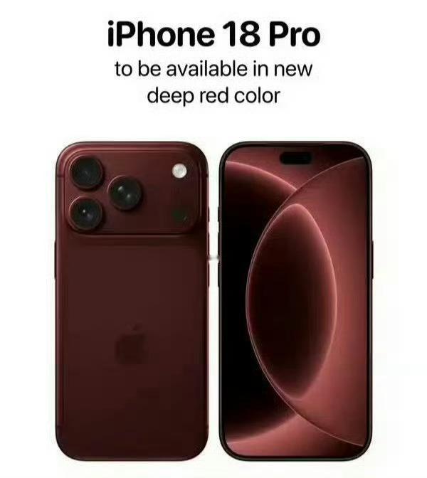 iPhone18Pro深红色说实话，这个颜色还没有橙色好看，感觉iPhone18