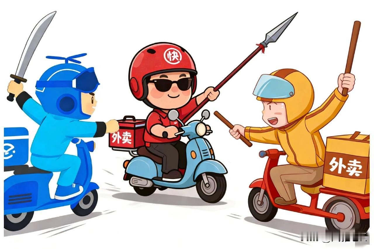 一觉醒来，外卖  变了天
      三大【外卖巨头】同时发布声明📢：
   