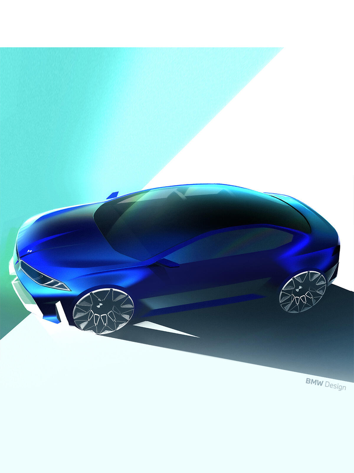 宝马的设计手稿一直是行业顶流的存在新车汽车设计宝马i3