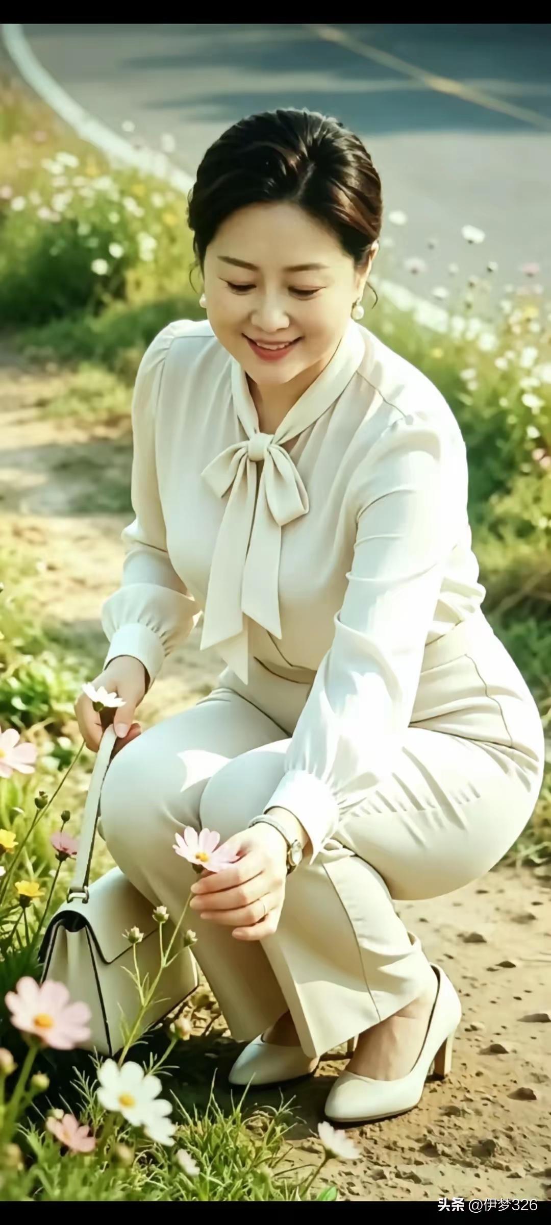 三月好春光，
游玩离家乡。
轻风拂面过，
欣闻花清香。