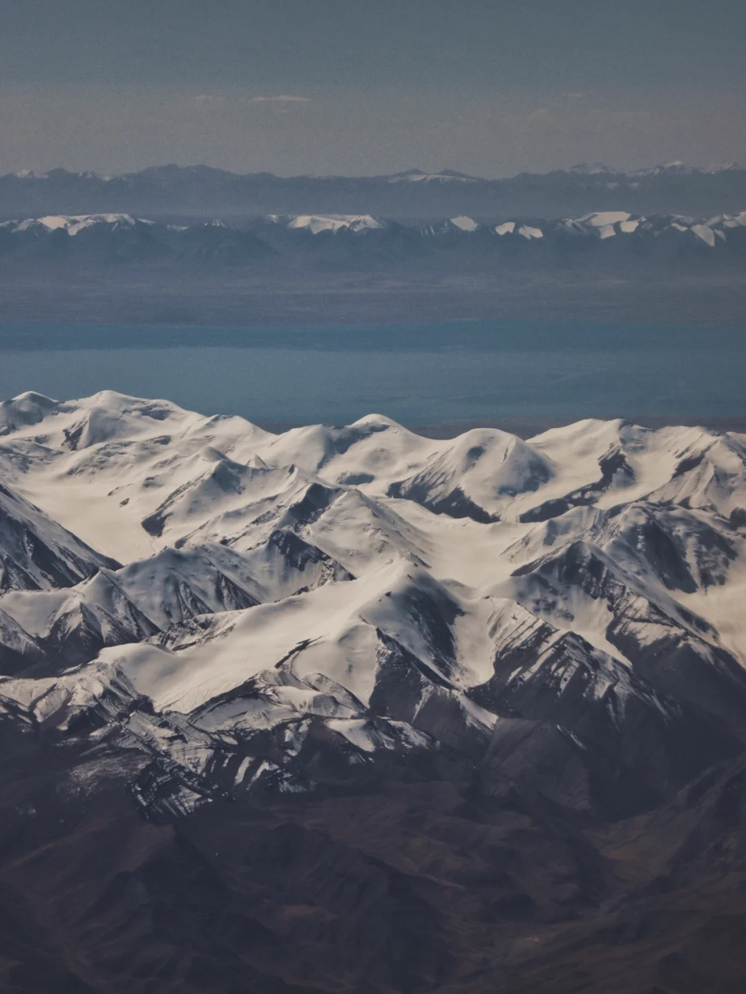 人还没到新疆！在飞机上我就拍好了9图🏞