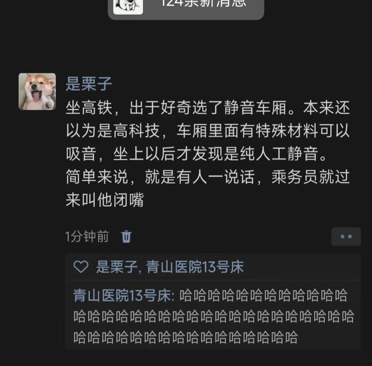 哈哈哈哈哈哈哈哈哈哈哈哈哈静音车厢  #搞笑# ​​​