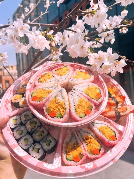 露营踏青少不了这份樱花寿司🍣