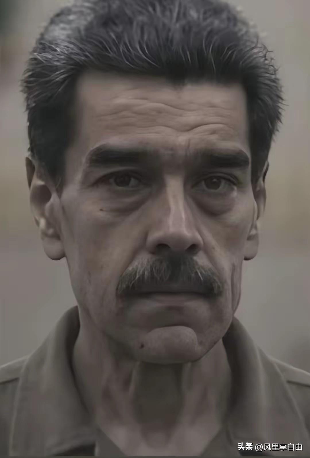 马杜罗此次出庭受审时，已然瘦了十三公斤。他身着囚服、戴着镣铐出庭，却仍能微笑以对