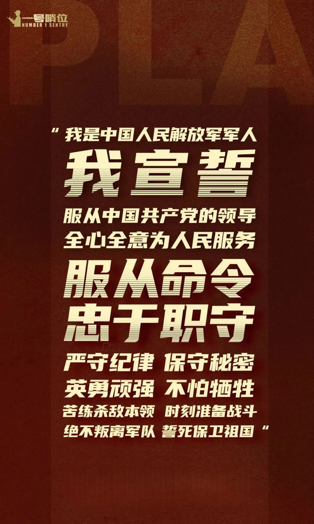 八一建军节建军九十九周年 重温军人誓词！ 