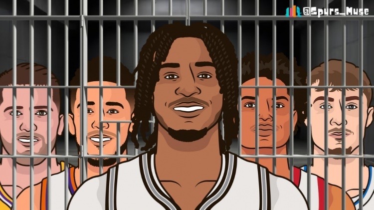 🔥当对手面对卡斯尔的防守 进攻都变得艰难！东契奇10中2 布克6中1马刺媒体S