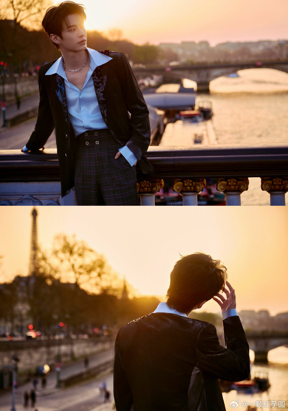 又被何与这组巴黎大片帅到尖叫！太贵气了！ 