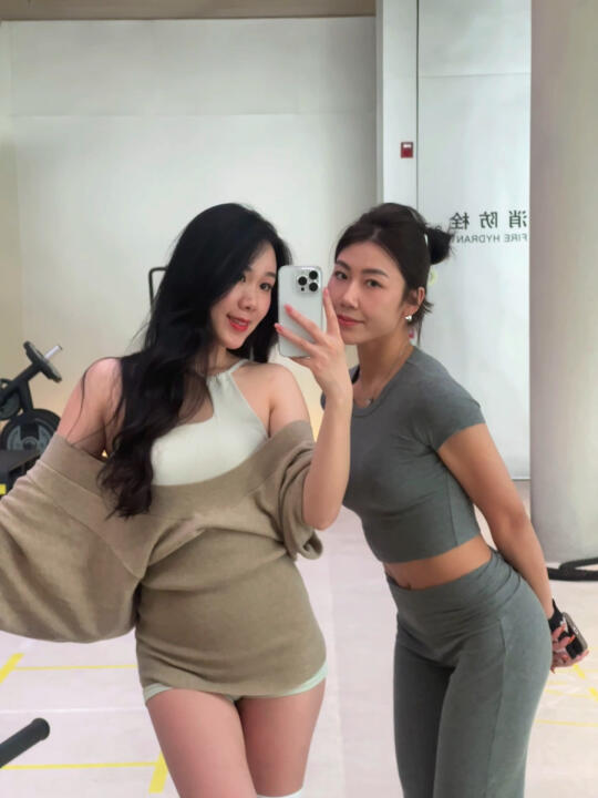 姐妹说健身比下午茶重要🤣