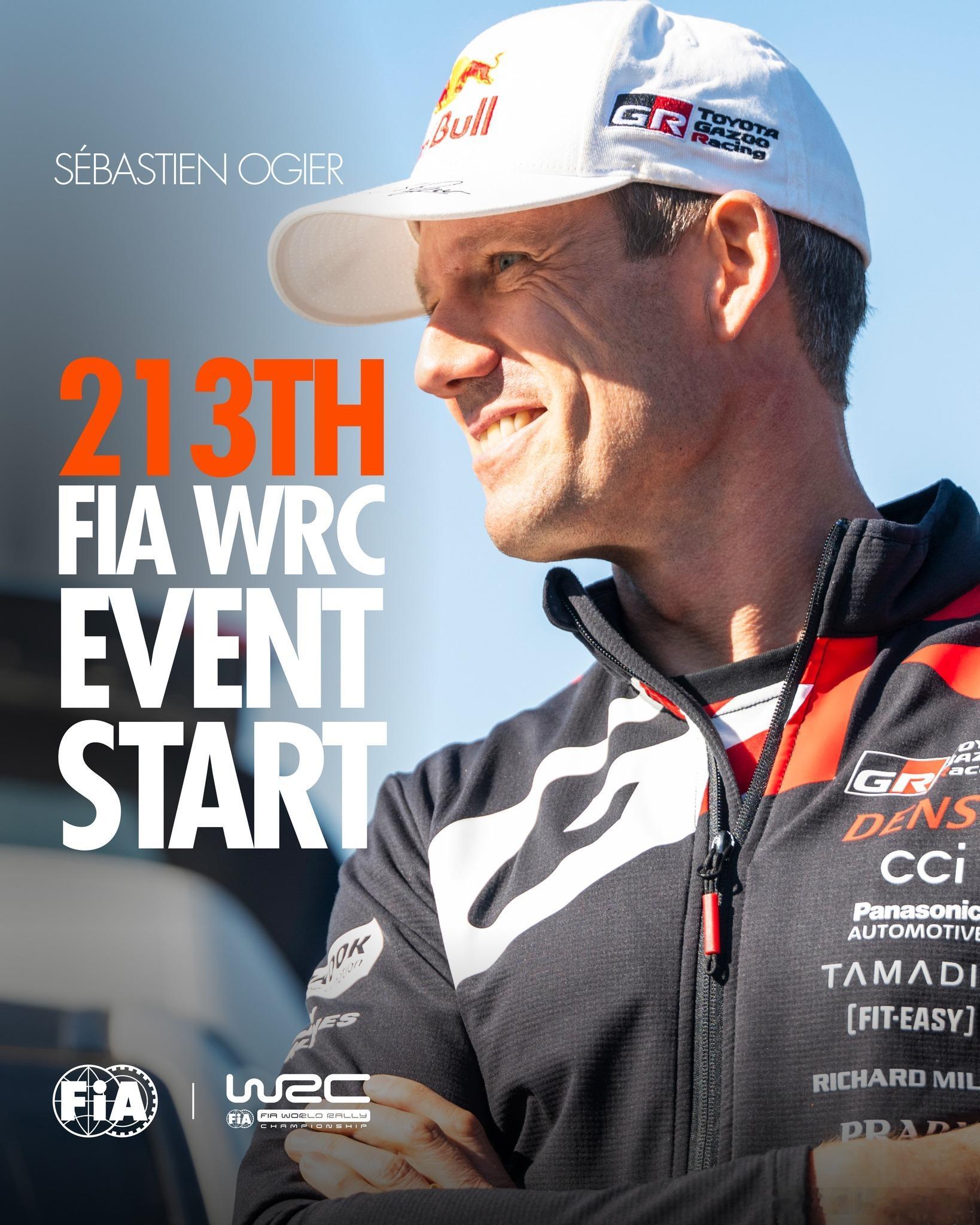 🏁 奥吉尔追平拉特瓦拉！🏁塞巴斯蒂安・奥吉尔在智利 WRC 拉力赛迎来个人第