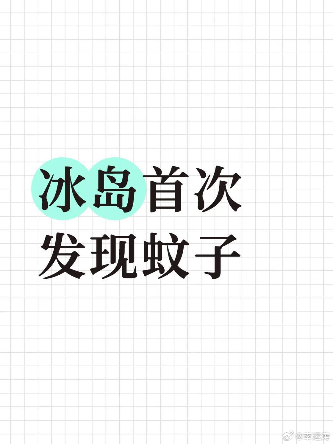 冰岛首次发现蚊子“冰岛是世界上唯一没有蚊子的国家”要破了！我这种最招蚊子咬的人找