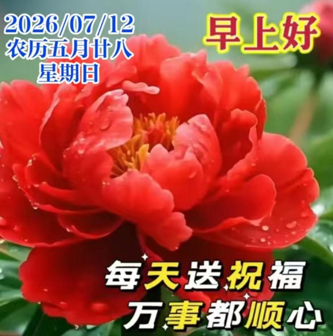 夜去晨来又一天，
人生有缘常思念；
清晨问候如见面，
言语不多情无限；
一句早安