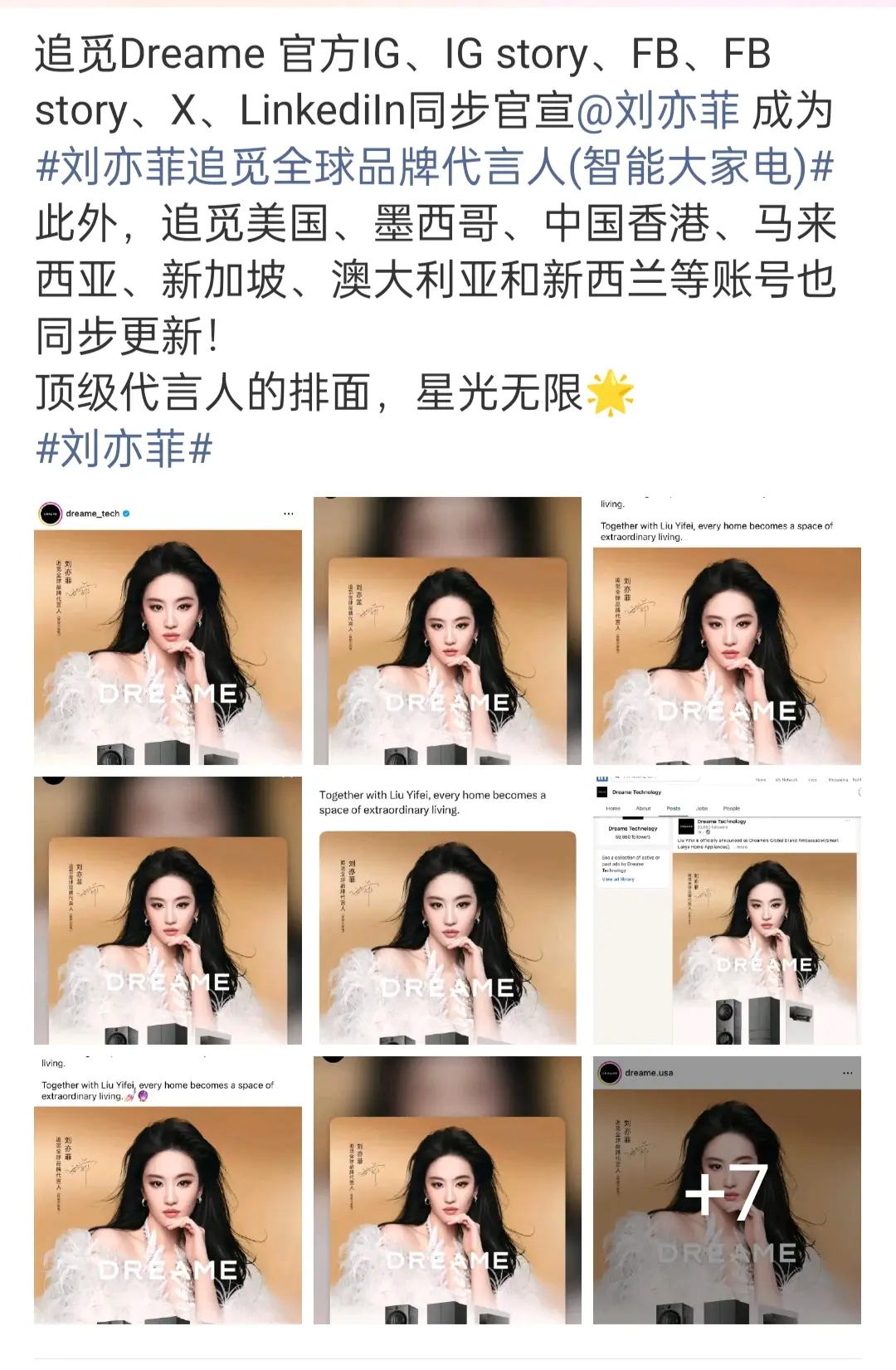 品牌很清楚刘亦菲的定位。