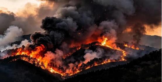 4月28日，日本岩手县的山火终于传来一个消息：烧了整整7天，火势才“大体控制住了