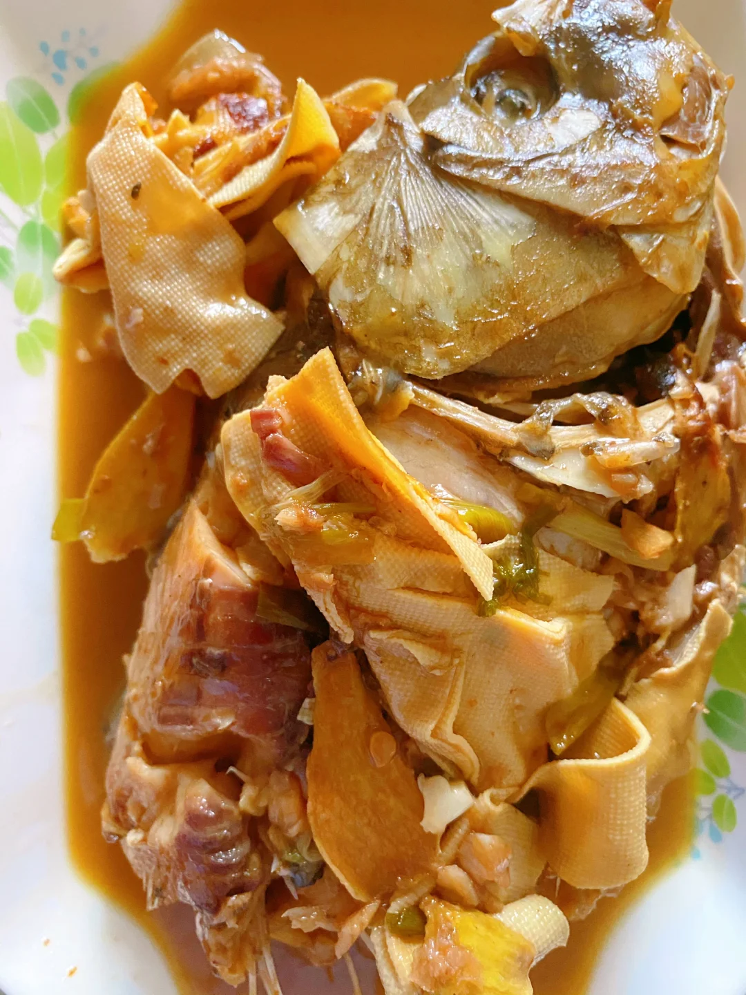 好久没吃炖鱼啦🐟好吃😋