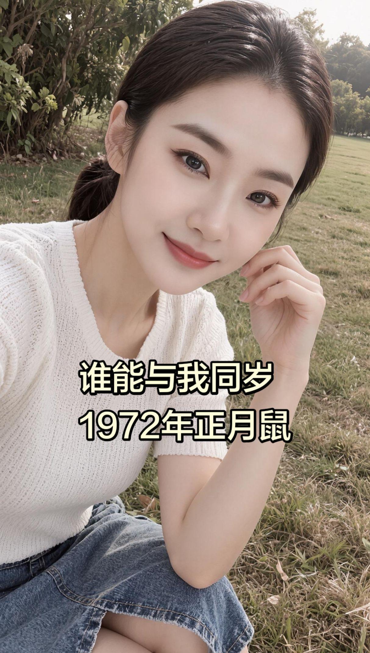 谁能与我同岁
1972年正月鼠
时间过得好快啊，不知不觉一晃也到了知天命的年纪，