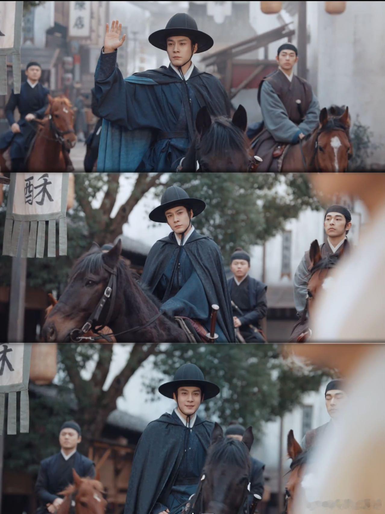韩东君骑马读作帅 骆文谦骑马的镜头，全剧最美没有之一。韩东君，你以后就骑马演戏吧