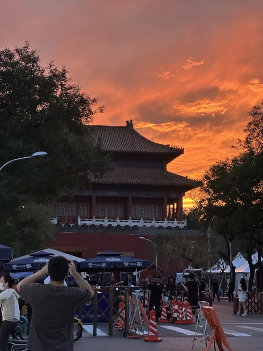8.30live图📍故宫东华门世纪晚霞❗️