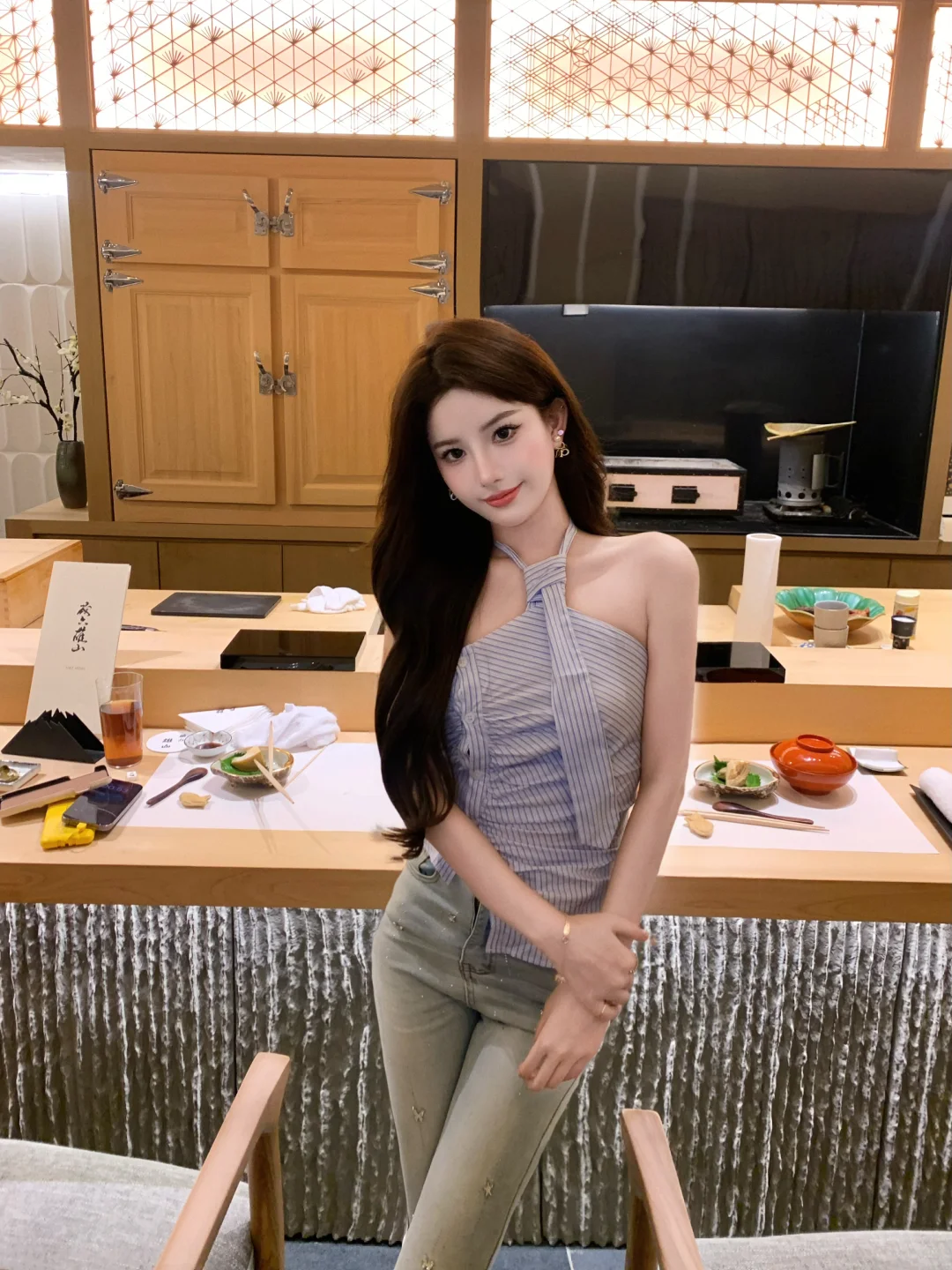 和姐妹小聚一下