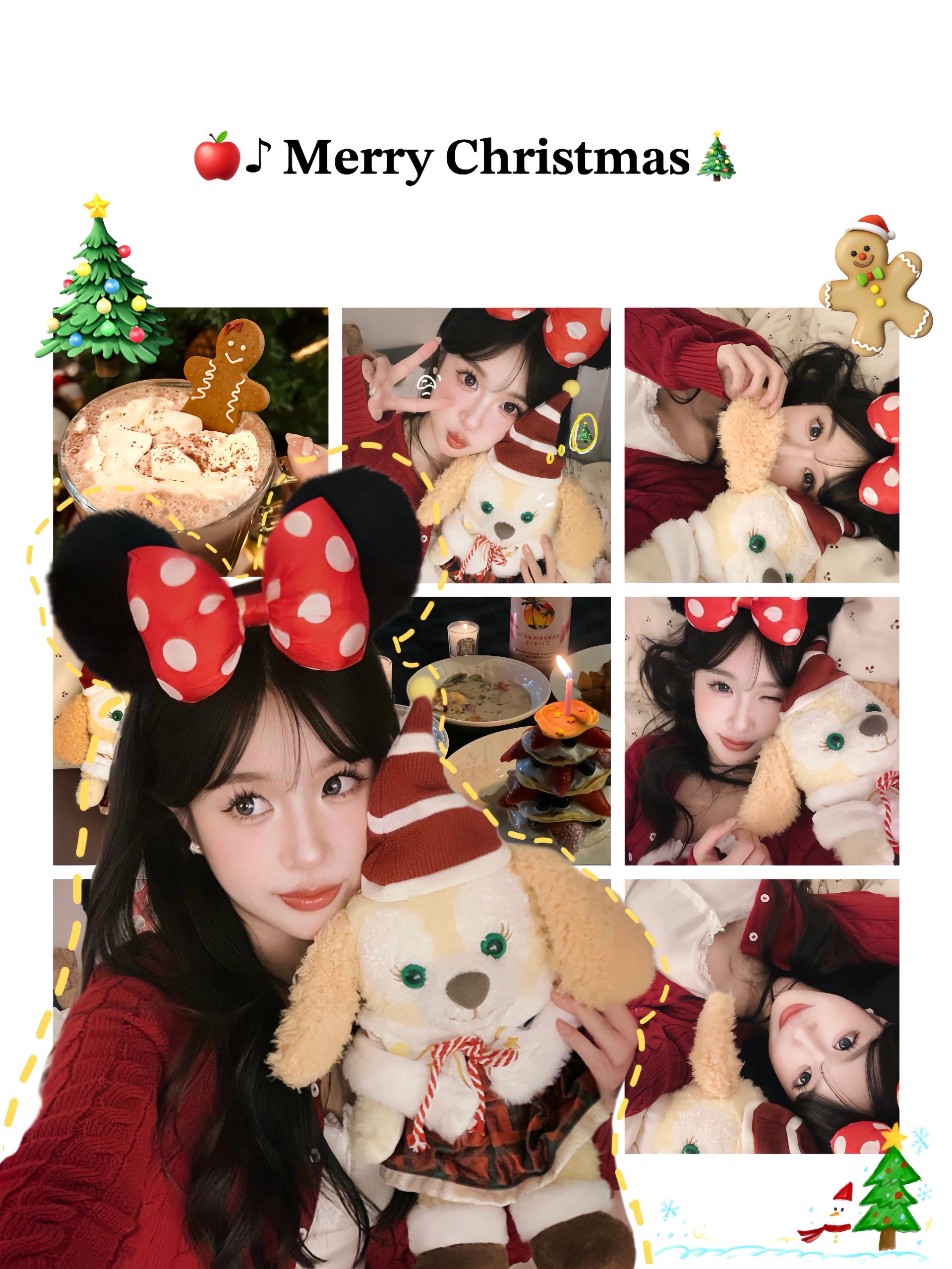 圣诞朋友圈这么发太可爱啦