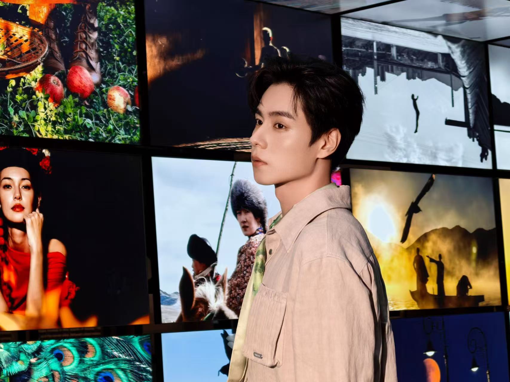 胡一天这个侧颜拿什么输？谁能抗拒这完美的一张脸 实属优秀啊 