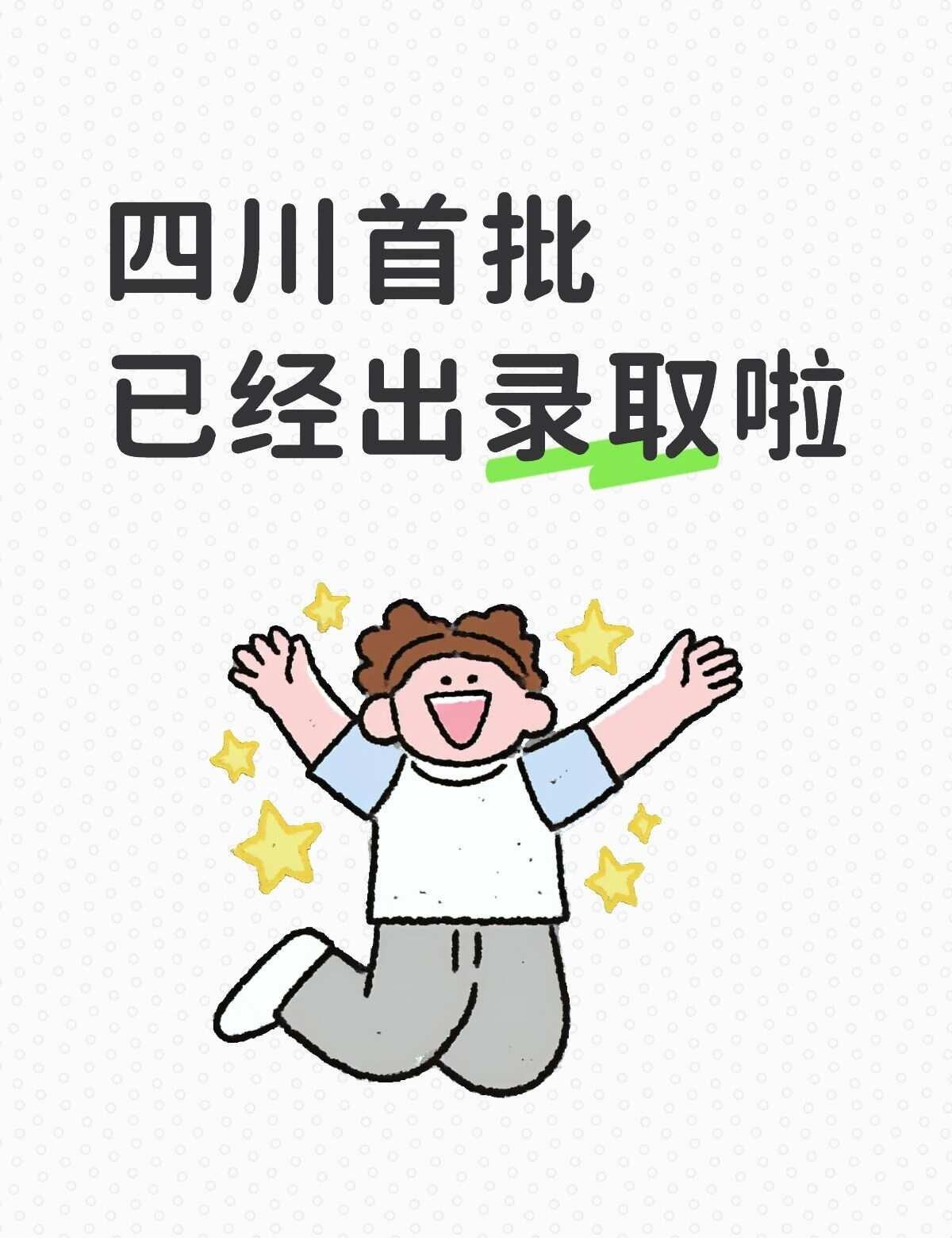 四川录取
四川首批
已经出录取啦
四川提前批体育已经出录取啦成都东软学院 成都东