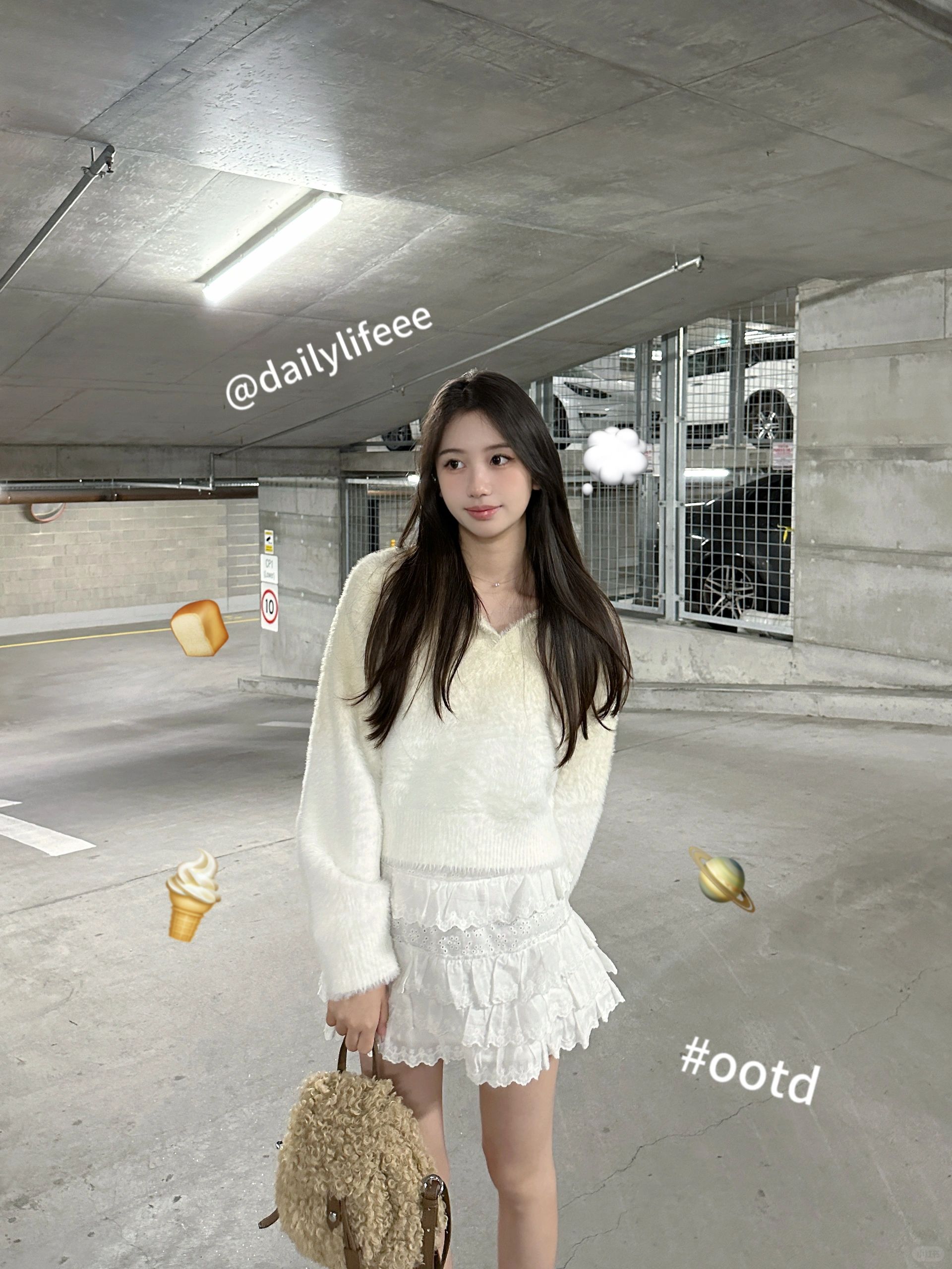 🍦💭停车场的Ootd