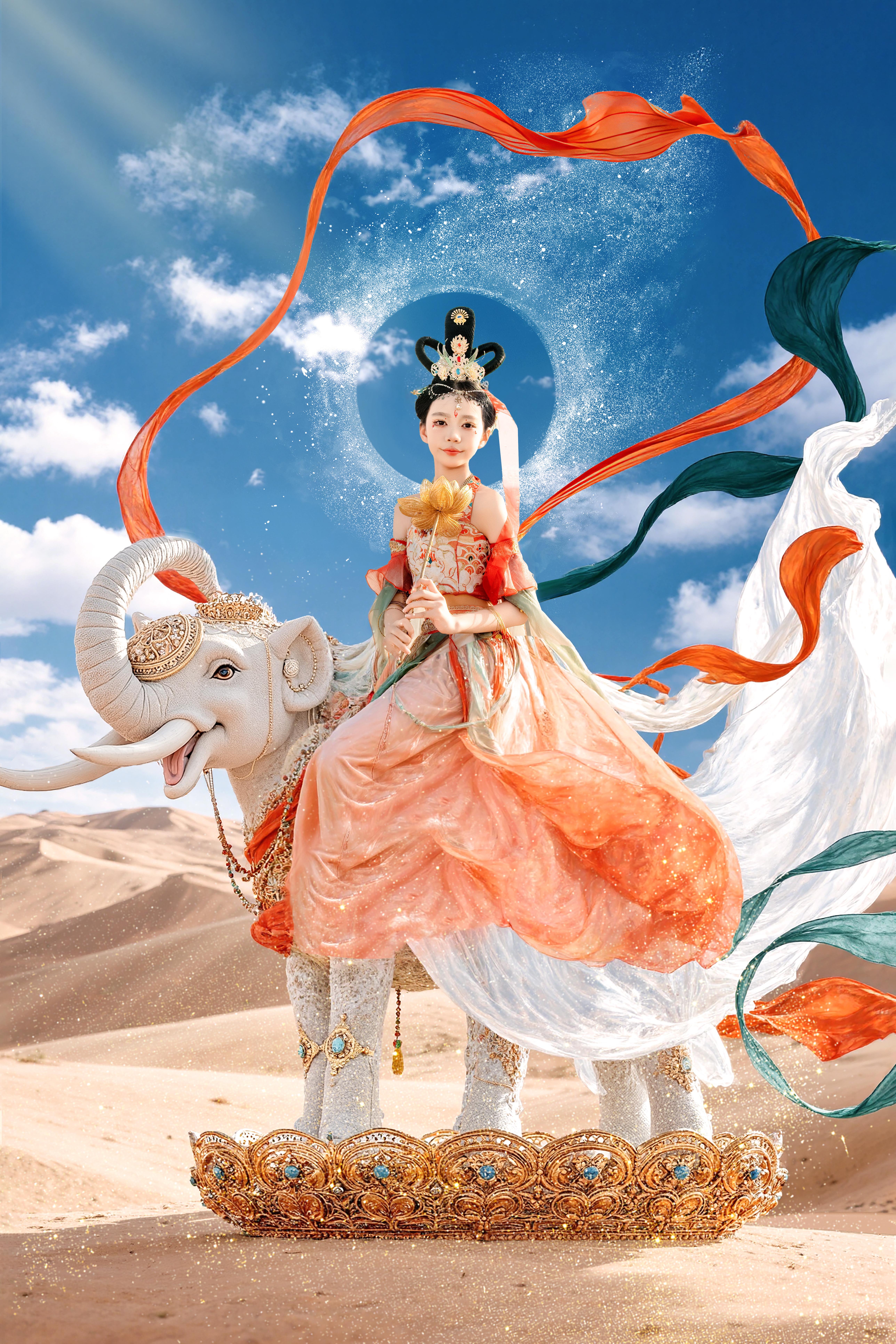 原来敦煌飞天小仙女是长这个样子的哦 ❗。