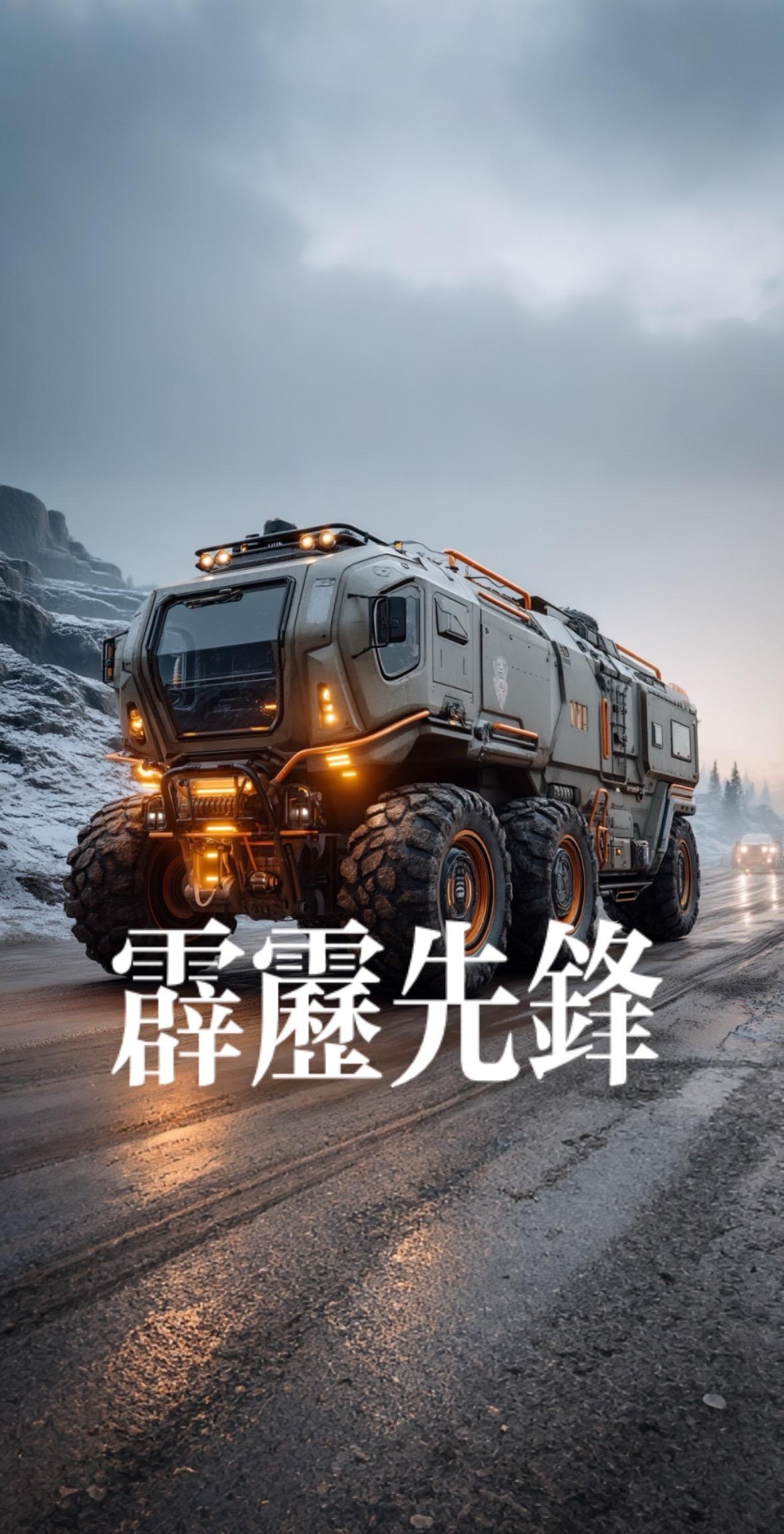 未来重卡房车概念设计。重卡