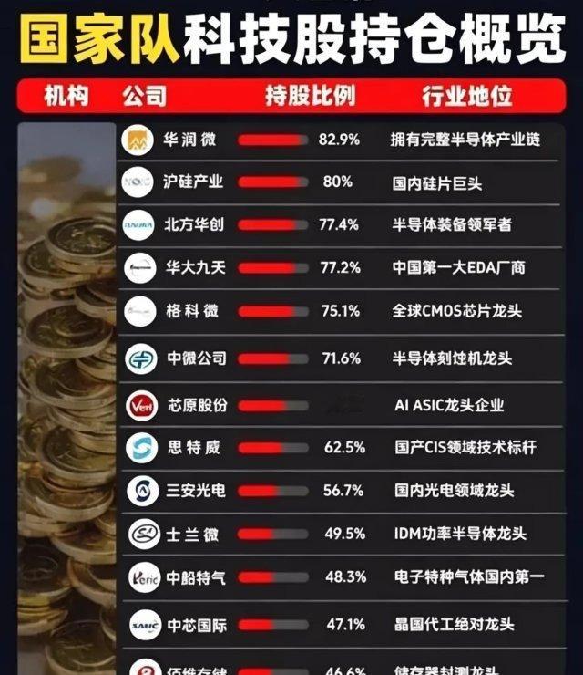 国家队持仓曝光！摒弃题材炒作，重仓真正能颠覆行业的硬核科技龙头别再死盯K线揣摩主