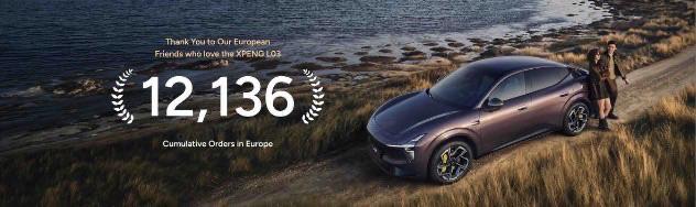 小鹏L03在欧洲，订单已经破万了。
电车出海 大v聊车